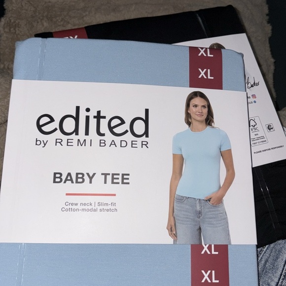 Edited by Remi Bader Women's Baby Tee - Picture 6 of 7